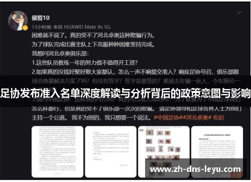 足协发布准入名单深度解读与分析背后的政策意图与影响